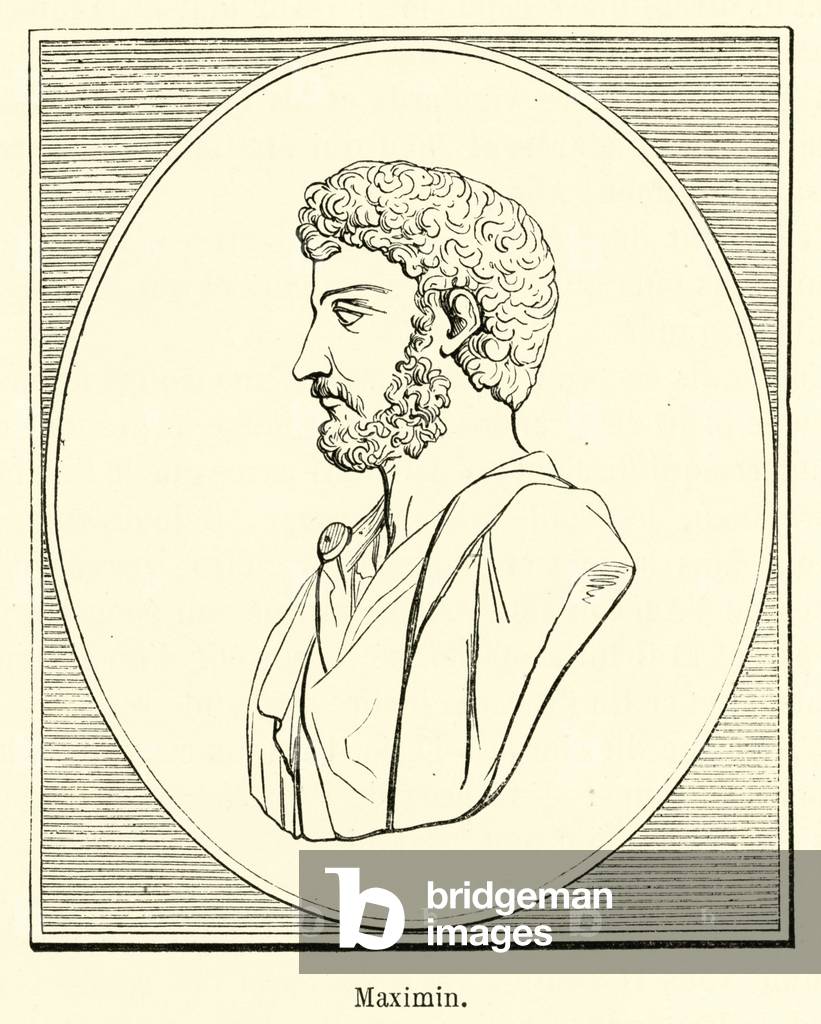 "Maximin (Gravur)" 1801 von French School, b/w