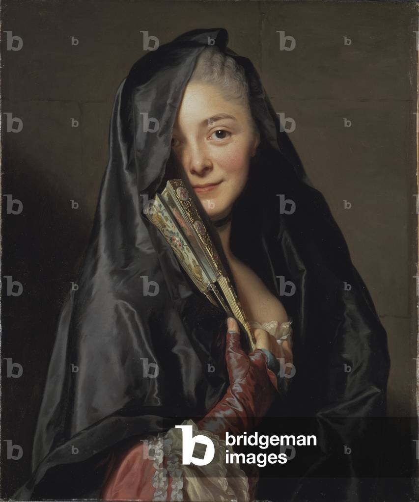 Image of Painting depicting The Lady with the Veil 1768 by Alexander Roslin