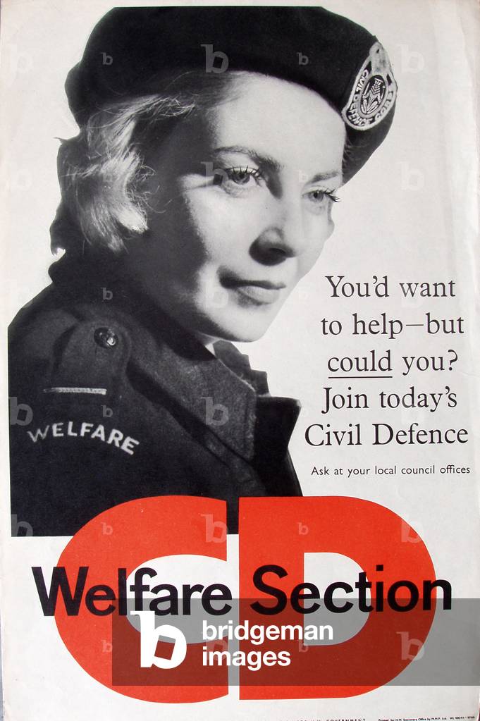 Civil Defence Poster, UK, 1940s by
