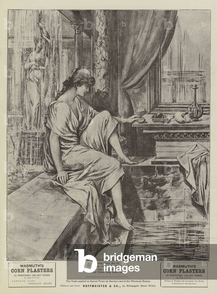 Werbung, Wasmuth Maispflaster (Gravur)