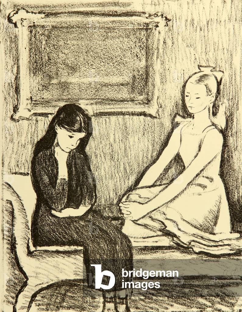 Immagine di Stampa "Netochka e Katya", 1971 di Mikhail Rojter, b/w