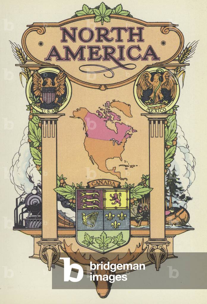 "America del Nord (colore litico)" di English School