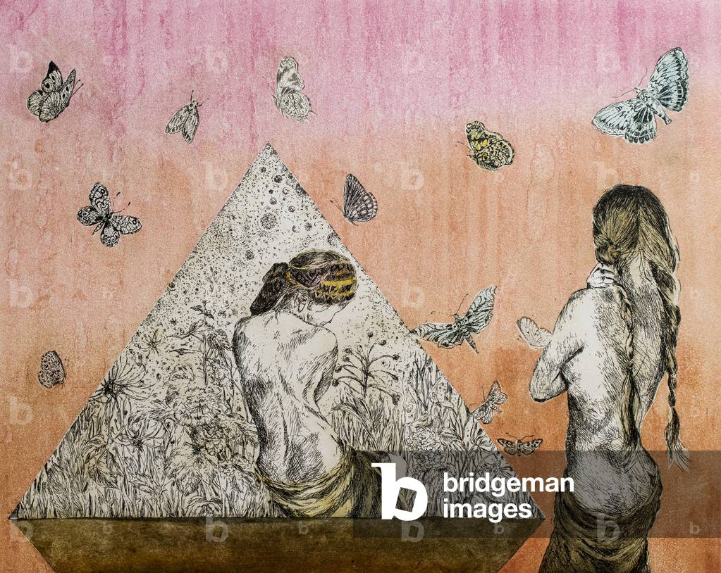 Zwischen Schlaf und Traum, 2016 (Radierung)