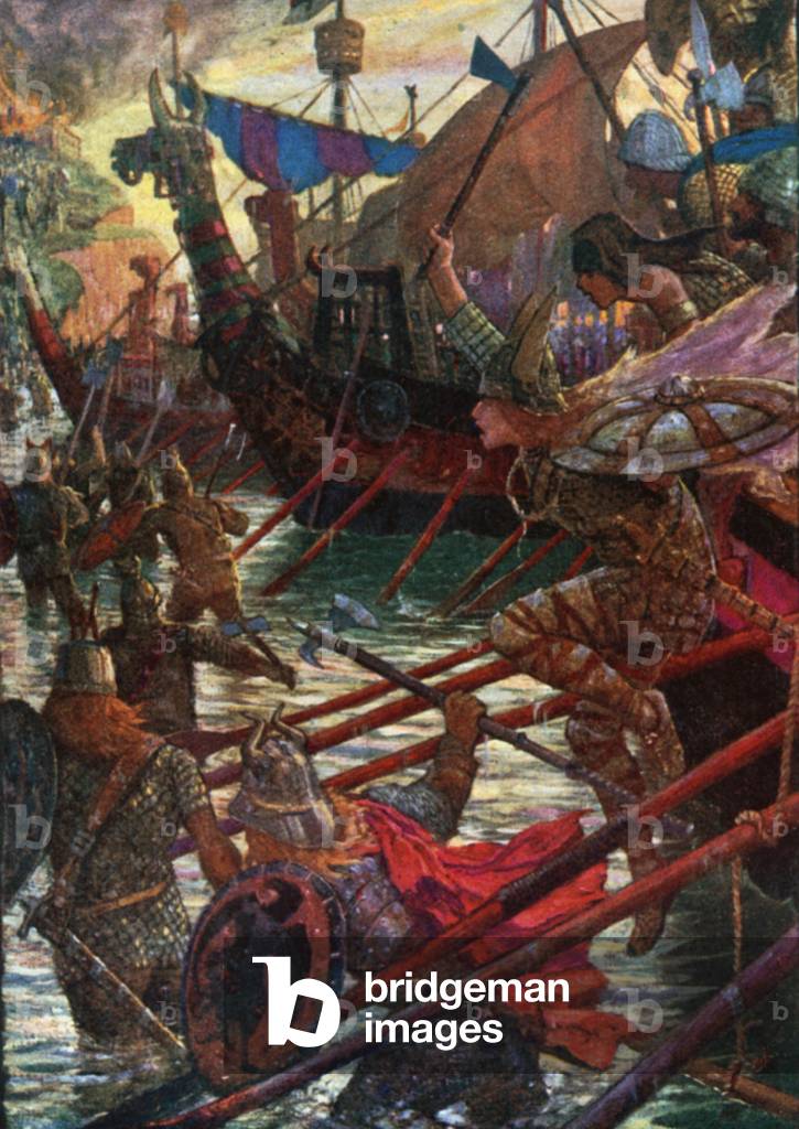 Lo sbarco dei danesi (colore lito)