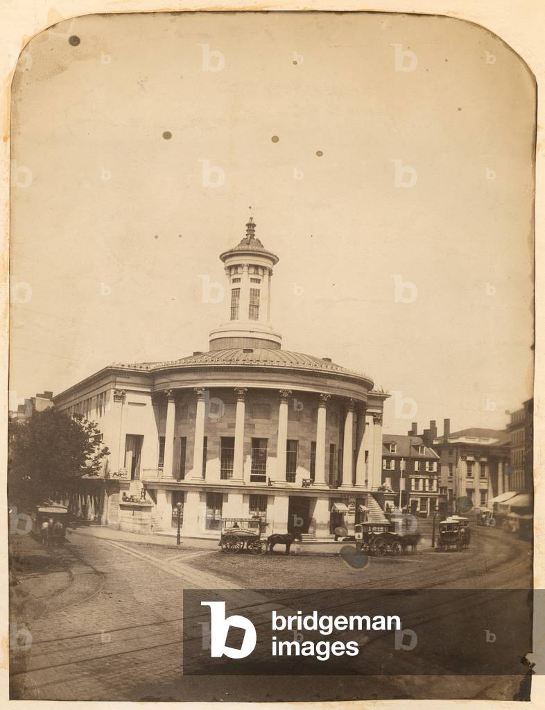 Bild von Fotografie "Merchant's Exchange Building" 1859 von American Photographer, b/w