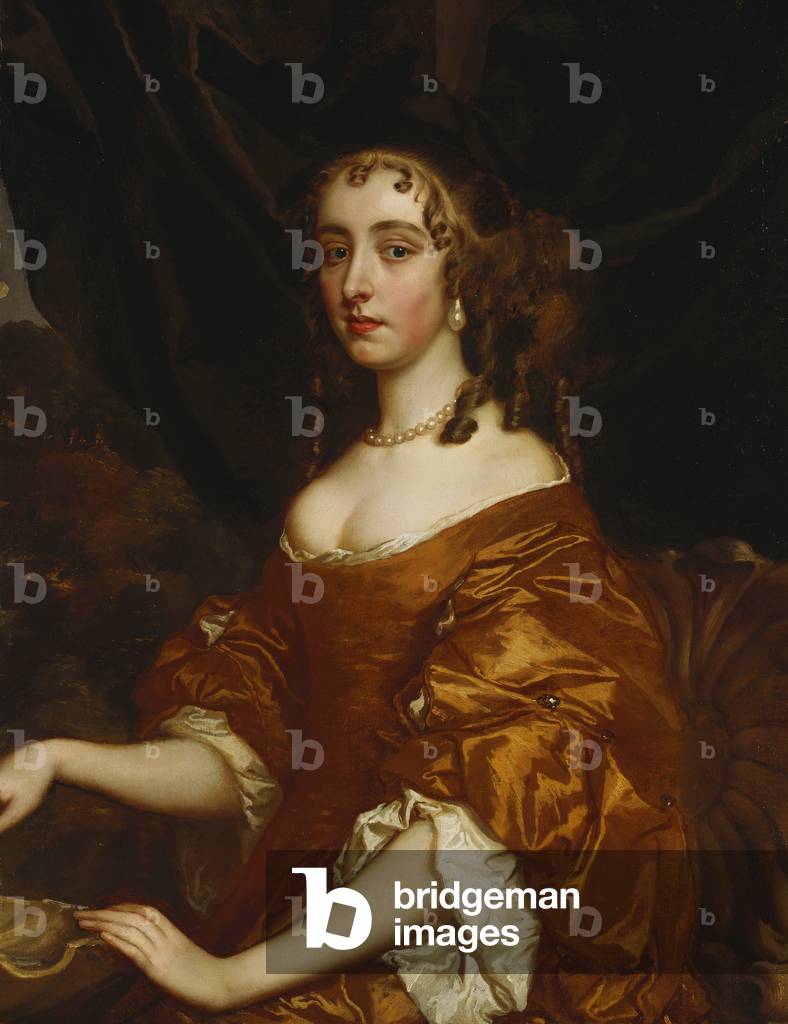 Image de Peinture représentant Portrait d une dame, c.1658-60 par Peter Lely