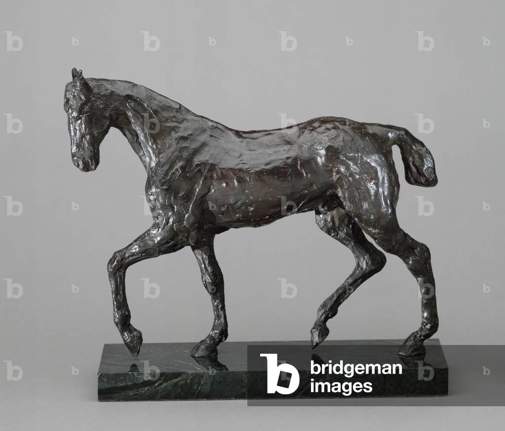 Model of a Right Leader Horse for “A May Morning in the Park (The Fairman Rogers Four-in-Hand)”, 1879 (bronze,