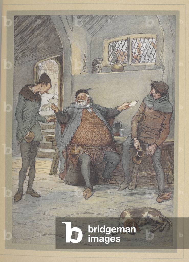 Falstaff dans un pub. Une scène de “The Merry Wives of Windsor”.