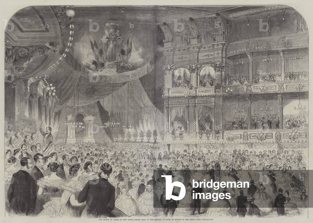 "Der Prinz von Wales in New York" von English School