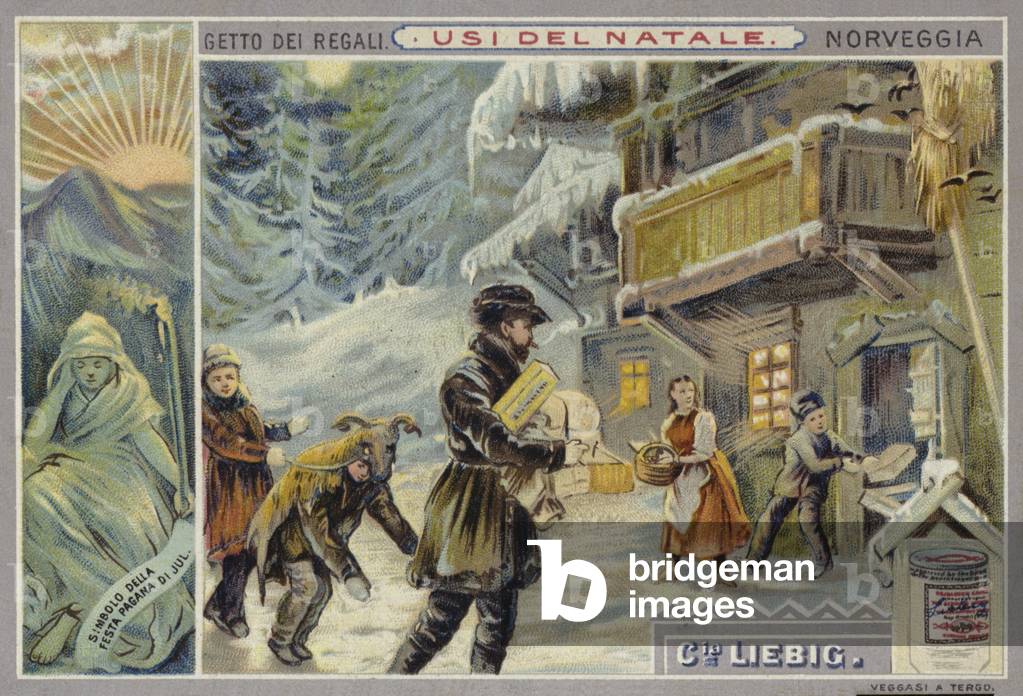 "Natale in Norvegia (cromolito)" di European School