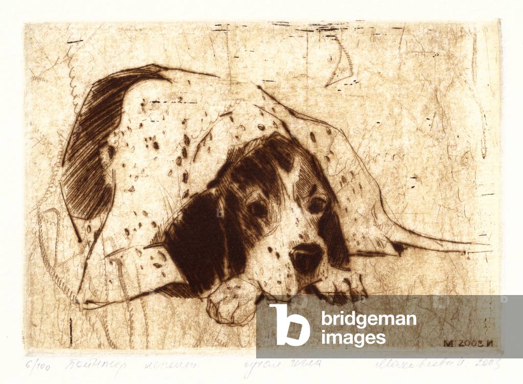 Puntatore, 2003 (punto a secco)