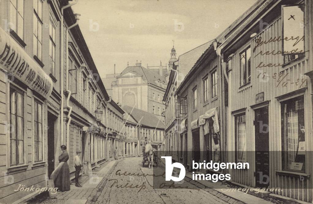 Jonkoping smedjegatan (foto in b/n)