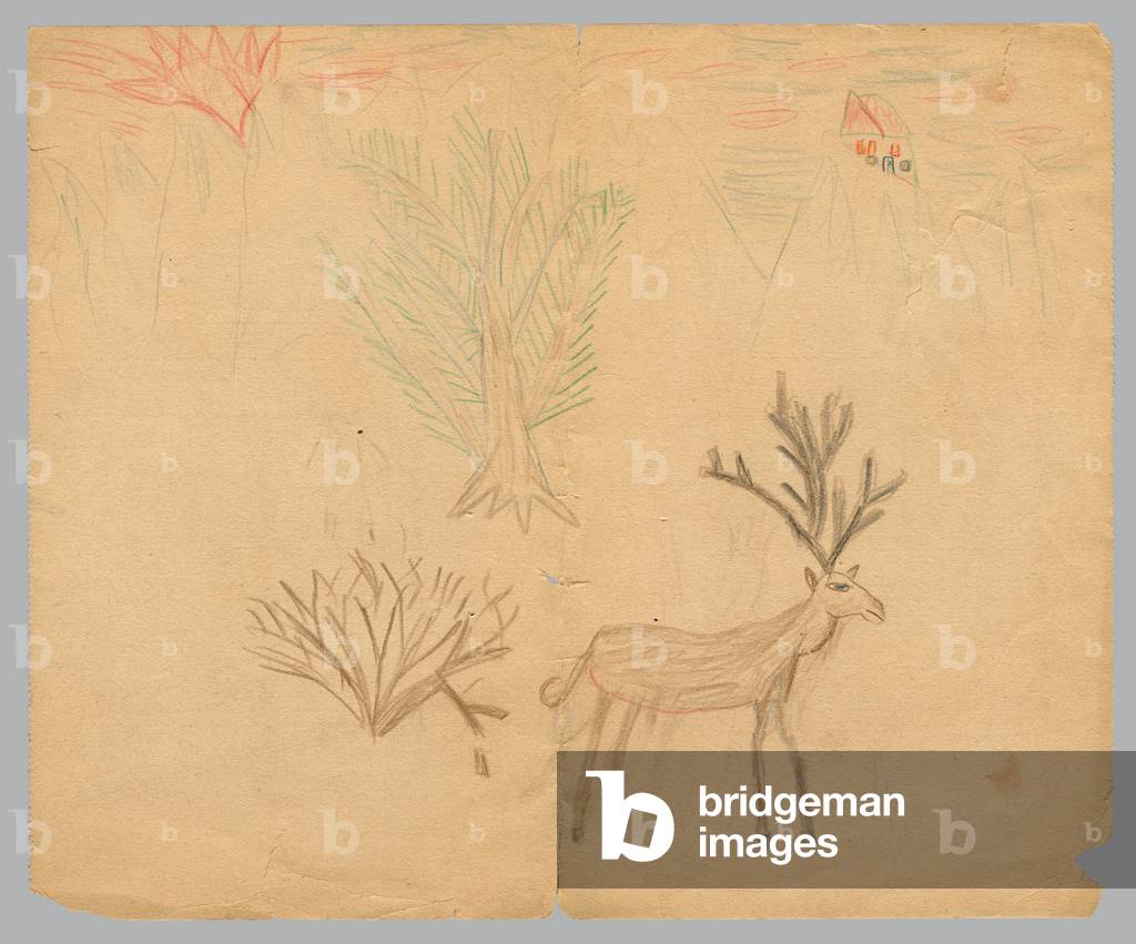 Seite aus einem Skizzenbuch