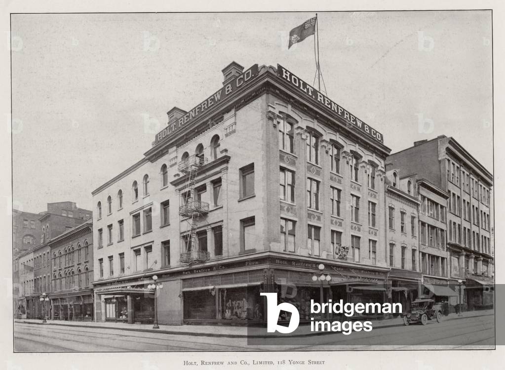 Toronto: Holt, Renfrew and Co, Limited, 118 Yonge Street (b/w photo)