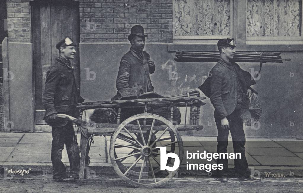 Immagine di Fotografia "Spazzate (foto in b/n)" 1901 di English Photographer