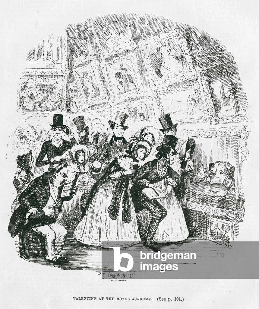Bild von Gravur "Für Das Leben und die Abenteuer von Valentine Vox (Gravur)" 1801 von Thomas Onwhyn