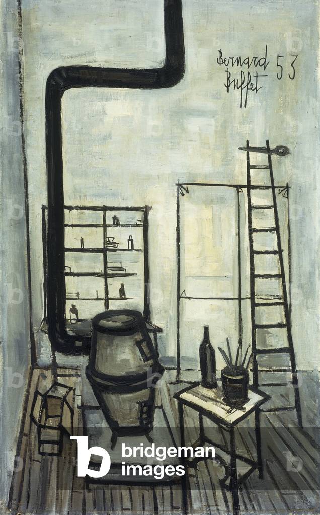Immagine di Dipinto "Studio; L'Atelier", 1953 di Bernard Buffet