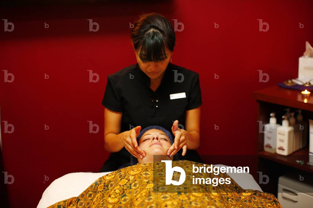 Bild von Fotografie "Spa Gesichtsbehandlung (Foto)"