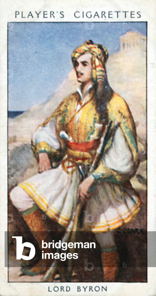 Lord Byron (litografia a colori)