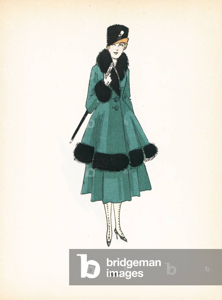Damenmode, 1913 (Farbe litho)