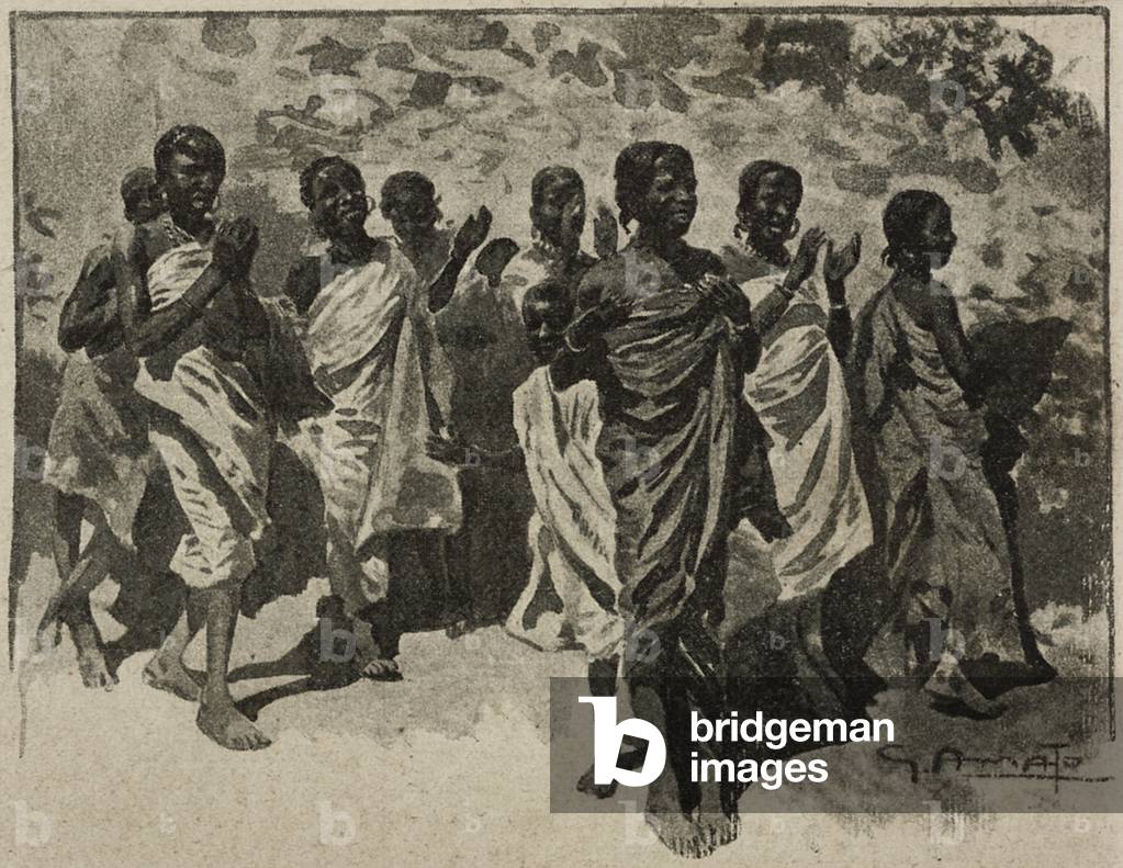 Image of Group of women at aristocratic marriage, Abyssinia, Ethiopia ...
