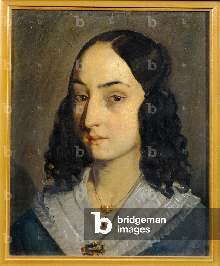 Ritratto di Jeanne Dore, sorella di Augustine Fournerie (dipinto su tela)