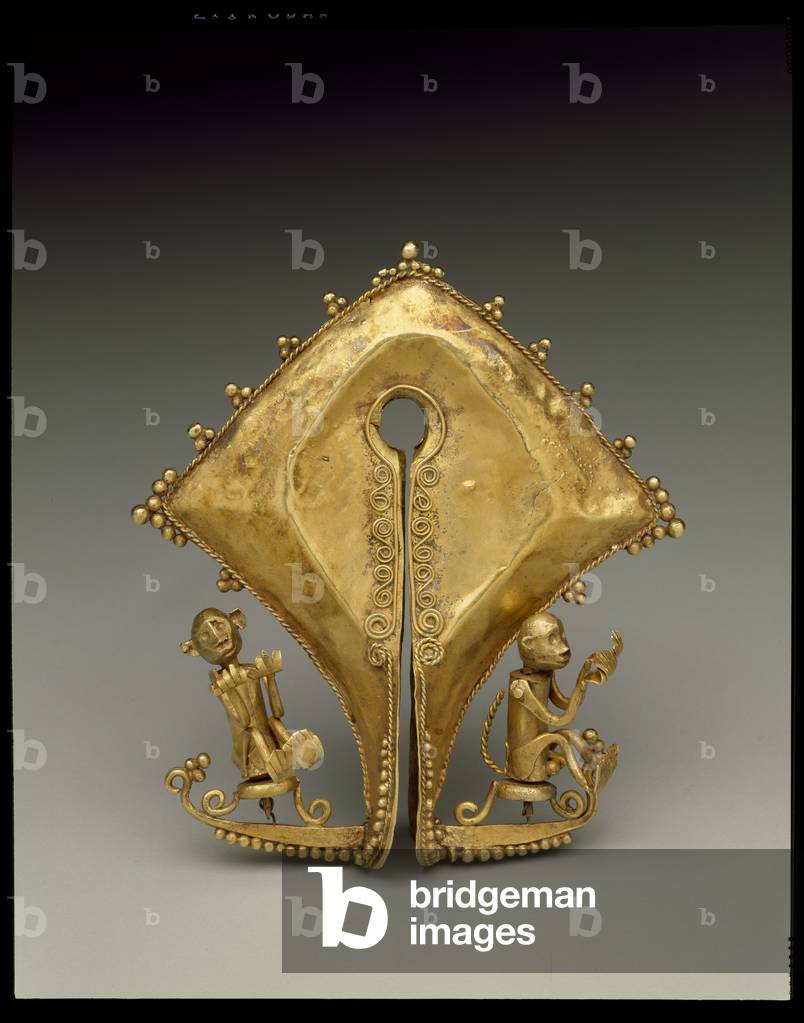 Orecchini o ciondolo (mamuli), inizio sec. XX (oro)