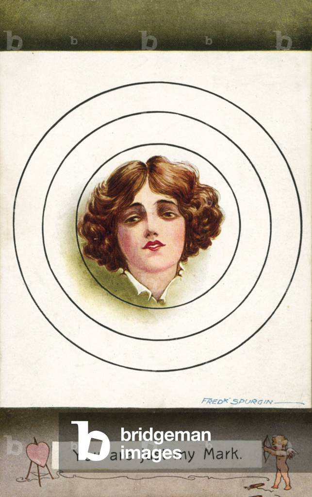 Image de Estampe représentant Tu n'es que ma marque (lithographie en couleur) 1901 par Frederick Spurgin