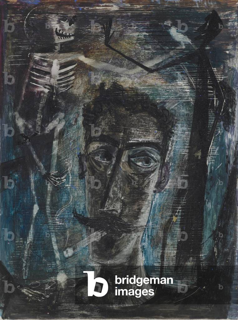 Votive (w/c auf Scraperboard)