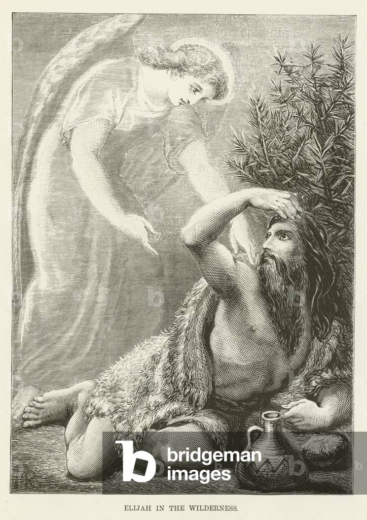 Elia nel deserto (incisione)