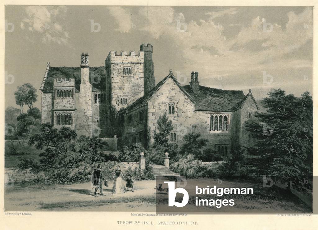 Throwley Hall (incisione)