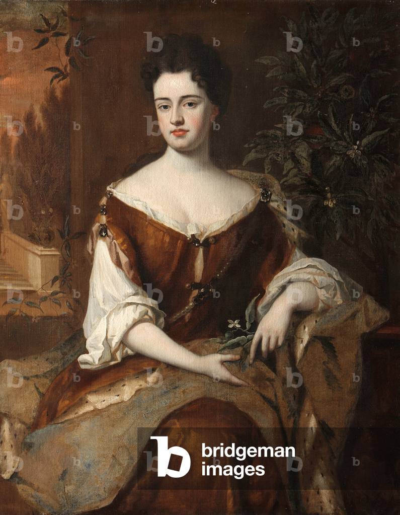 Immagine di Dipinto "principessa anne" di Godfrey Kneller, b/w