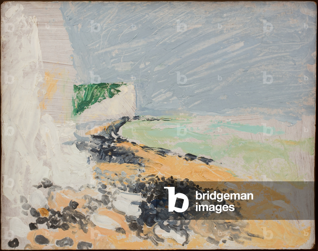 Strand, Birling Gap, ca. 1975 (Öl auf Karton)
