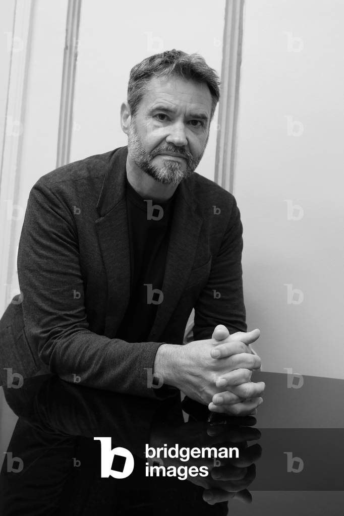 "Ritratto di Franck Bouysse (foto b/n" 2021 di Sophie Bassouls