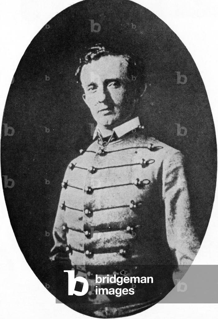 General George Custer as a West Point Cadet. 1800's