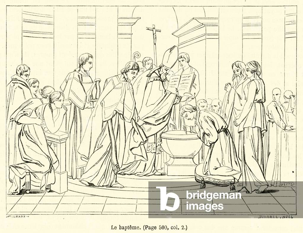 Le bapteme (incisione)