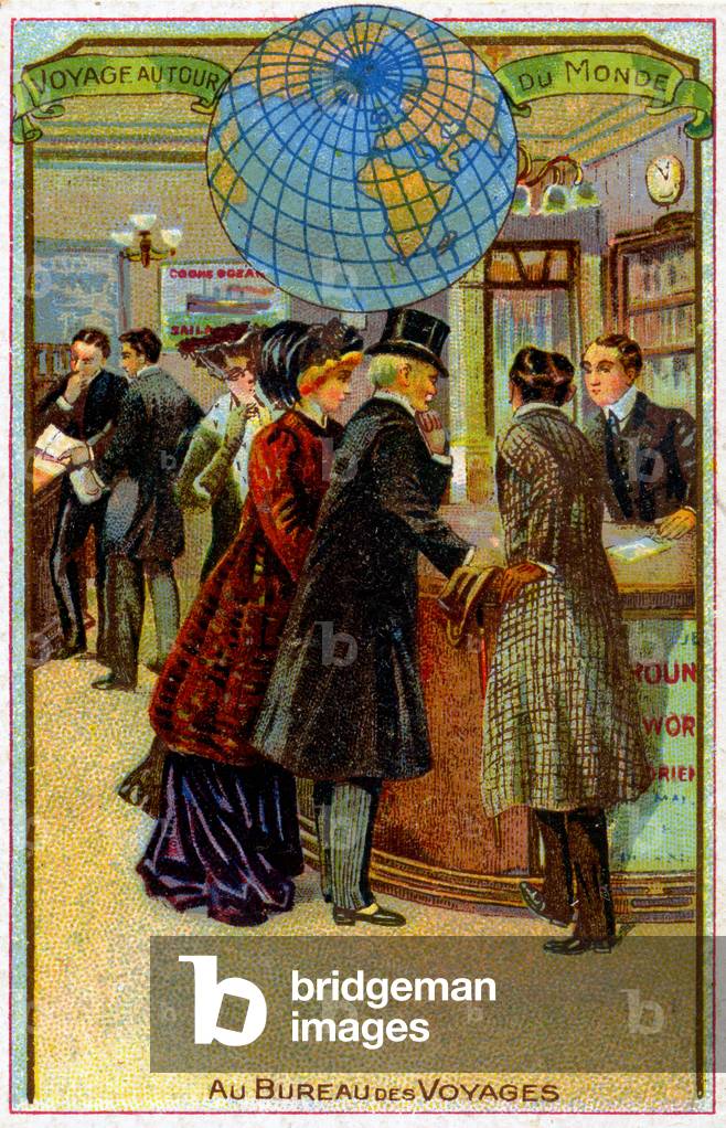 Bild von Druck "

"Wirtschaft. Ein Reisebüro in England. Illustration" 1900