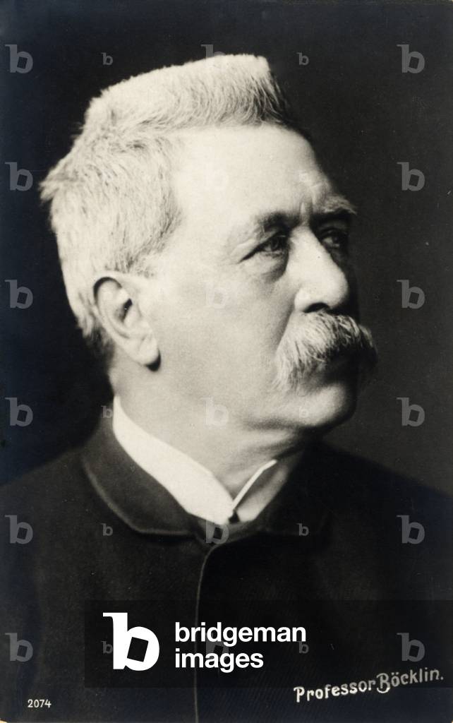 Professor Bocklin sein Gemälde