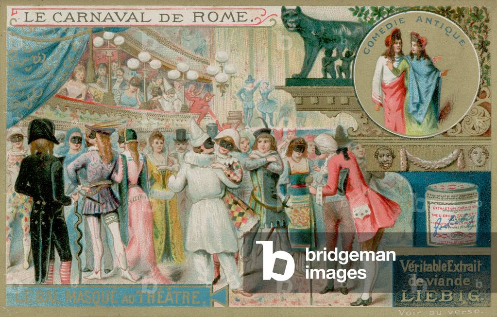 Der Maskierte Ball (chromolitho)