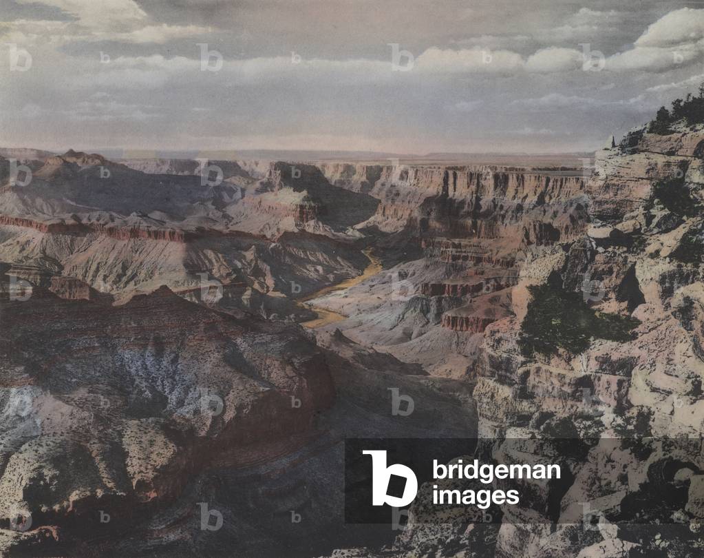Bild von Druck "Grand Canyon von Arizona: Wüstenblick (Farbfoto)" von American Photographer