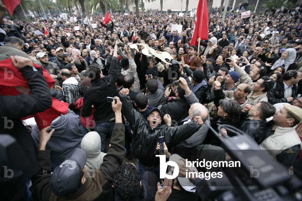 Immagine di Fotografia "Manifestazione a Tunisi"