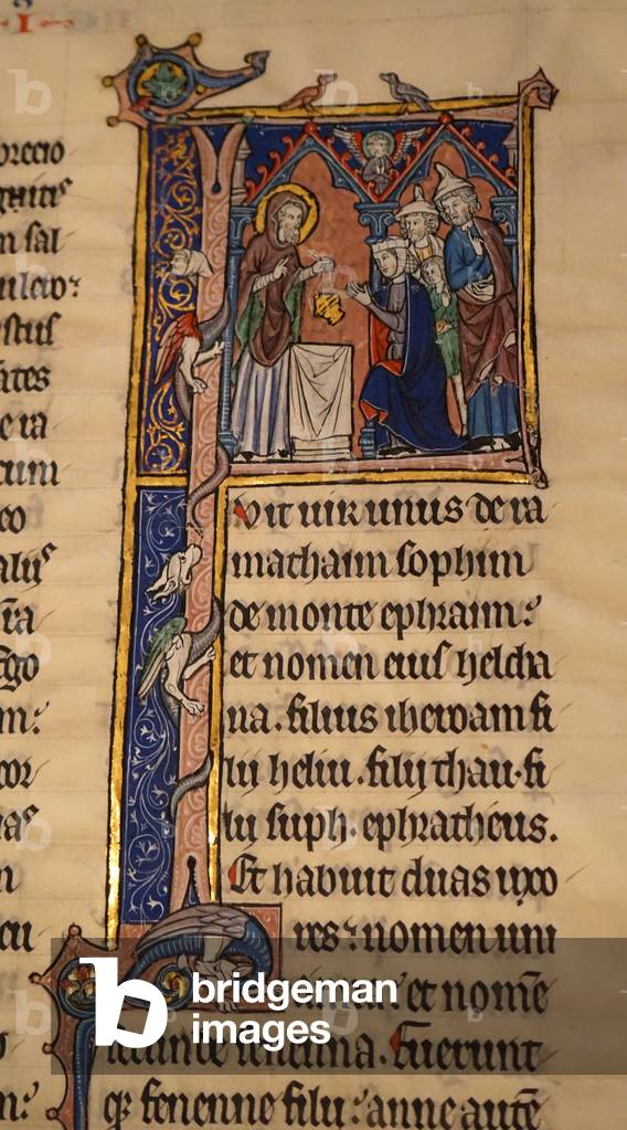 "Blätter aus einer Lectern Bibel" 1201