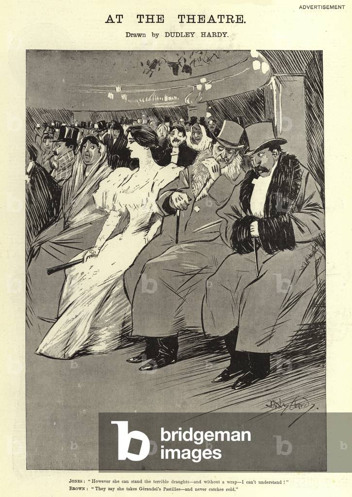 Publicité, Pastilles de Geraudel (gravure)