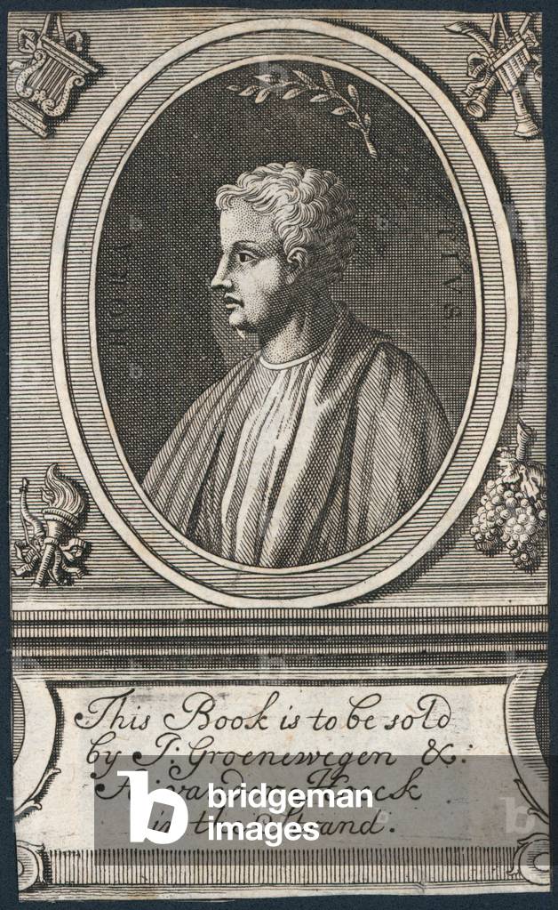 Carta commerciale, questo libro deve essere venduto da J Groenwegen e A Vander Hoeck (incisione)