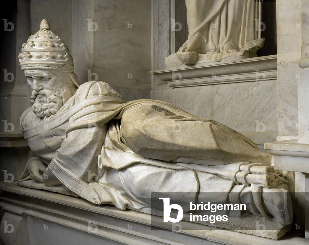 Immagine di Scultura "Rinascimento - Scultura: Mausoleo di Giulio II - Giulio II - intero - San Pietro in Vinc