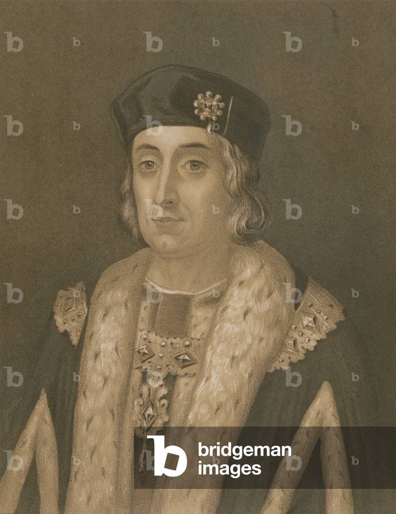 "Enrico VII (cromolito)" di English School, b/w