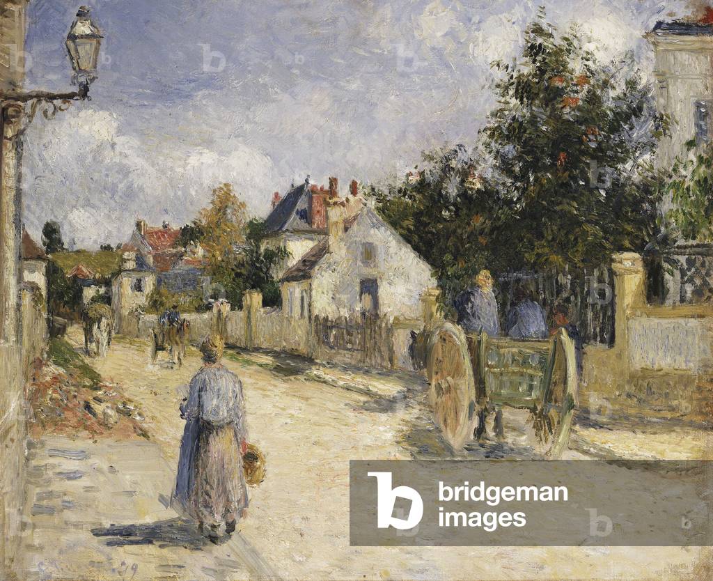 Strada in Pontoise, 1879 (olio su tela)