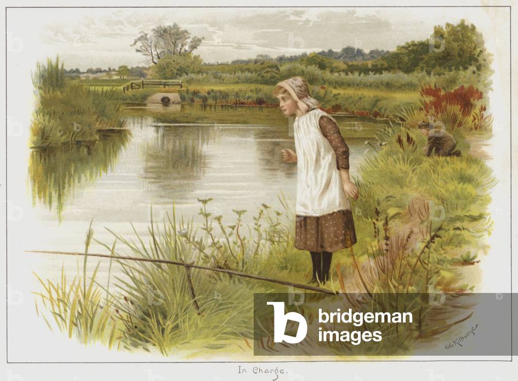 "Verantwortlich (Farbe Litho)" von George Goodwin Kilburne