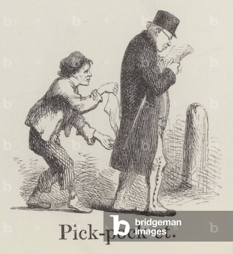 "Taschendieb (Gravur)" von English School