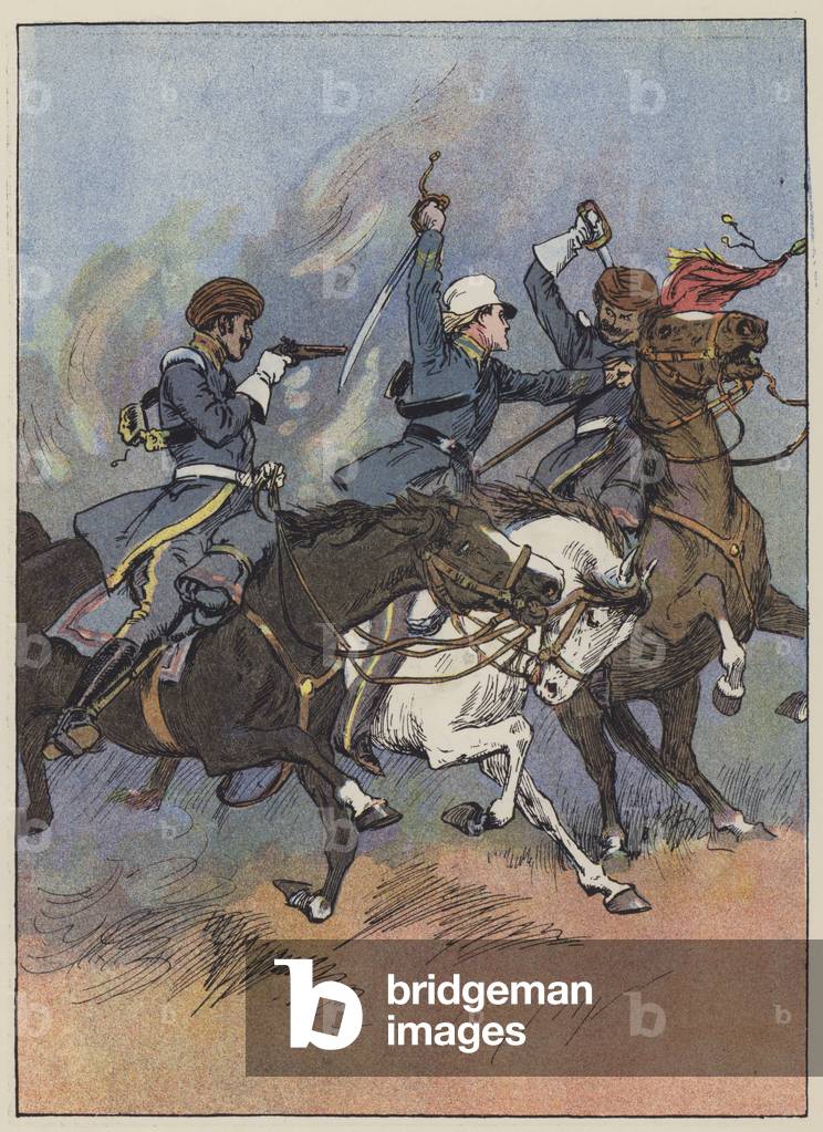 Il tenente roberts salva la bandiera (colore lito)